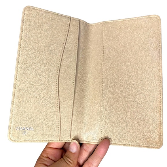 Chanel Leather Checkbook/Bifold with COA (0101) - Picture 6 of 6